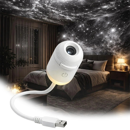 Galaxy Projector Night Light – USB Star Light for Bedroom & Car