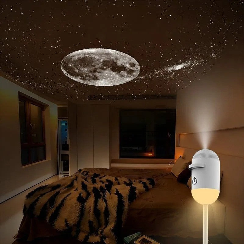 Galaxy Projector Night Light – USB Star Light for Bedroom & Car