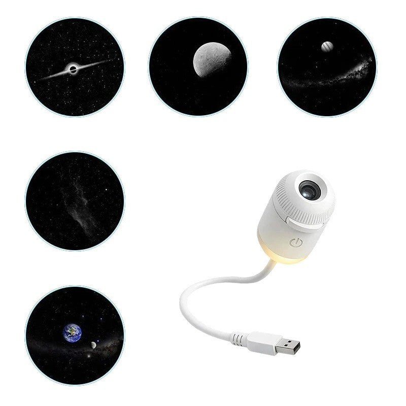 Galaxy Projector Night Light – USB Star Light for Bedroom & Car